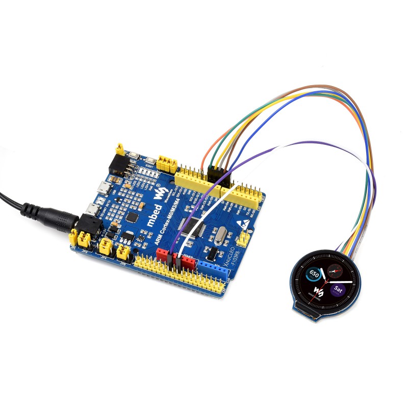 Diy Wearable Electronics - Modul LCD TFT Bulat 1,28