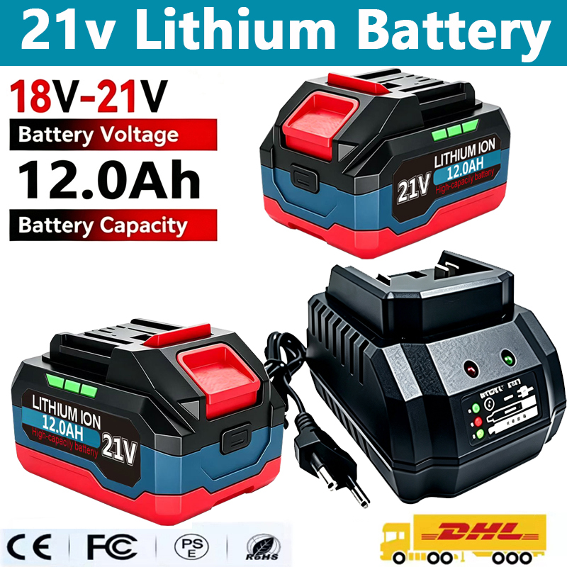 Makita Drill Ddf484 - Baterai 21V Asli untuk Bor, Gergaji,