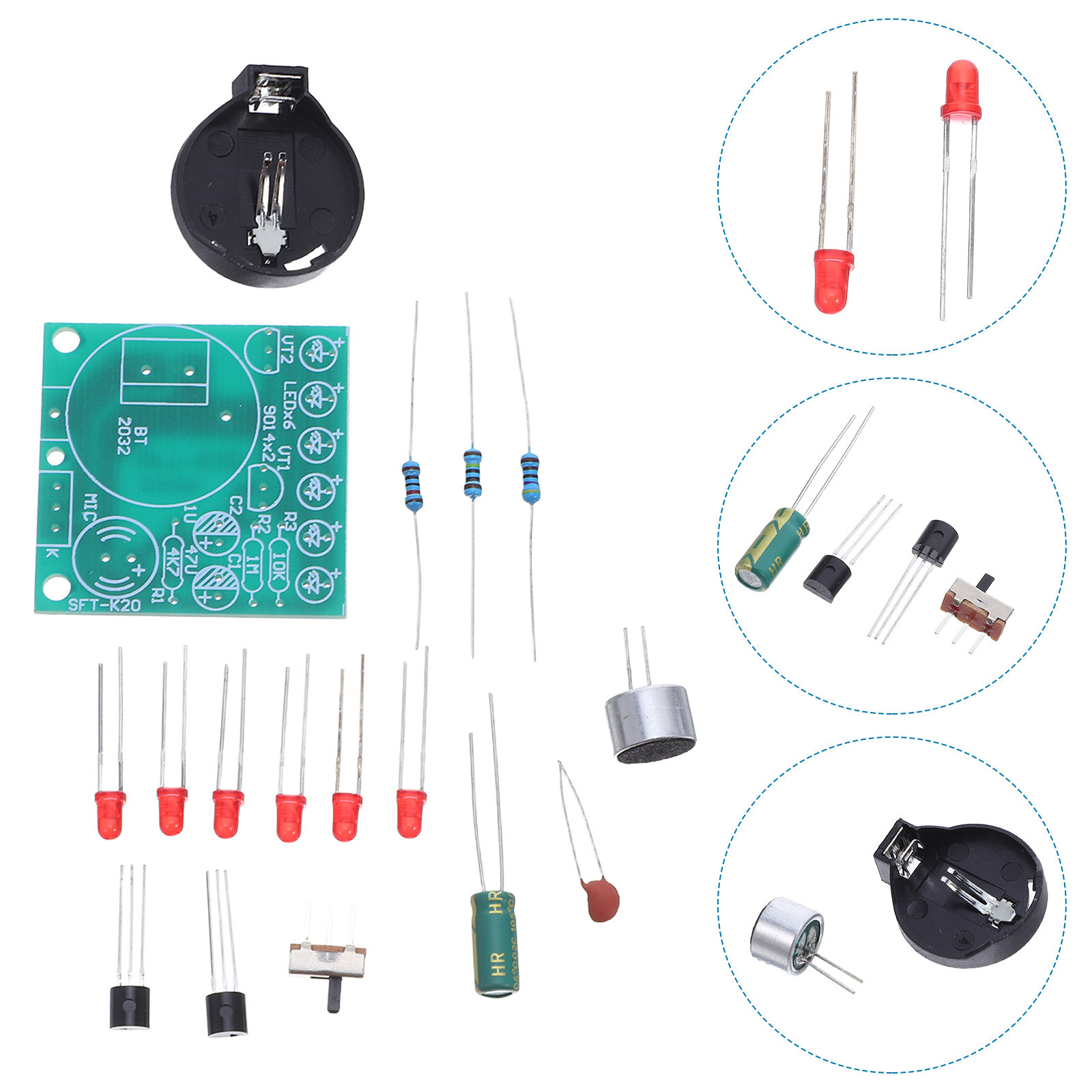 Diy Electronics For Adults - Kit Metronome LED yang Dikendalikan Suara
