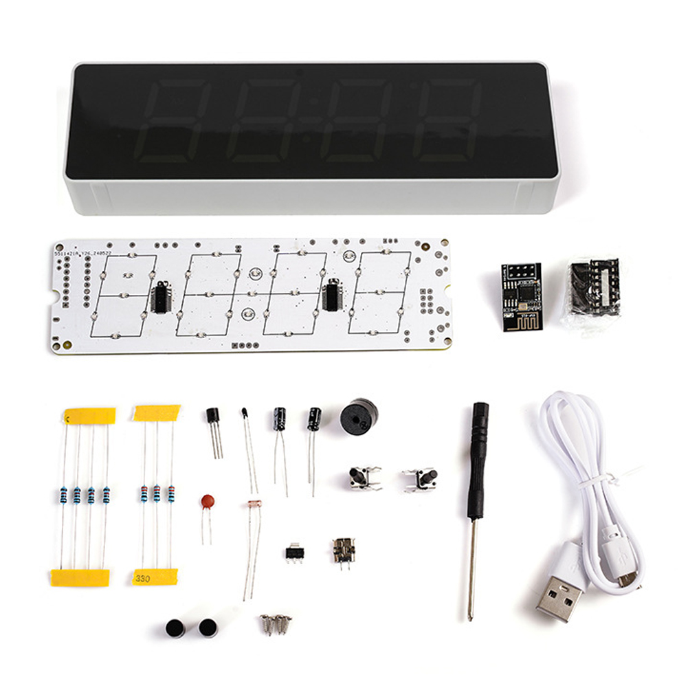 Diy Home Electronics Projects - ESP8266 IoT jam WiFi warna-warni Kit