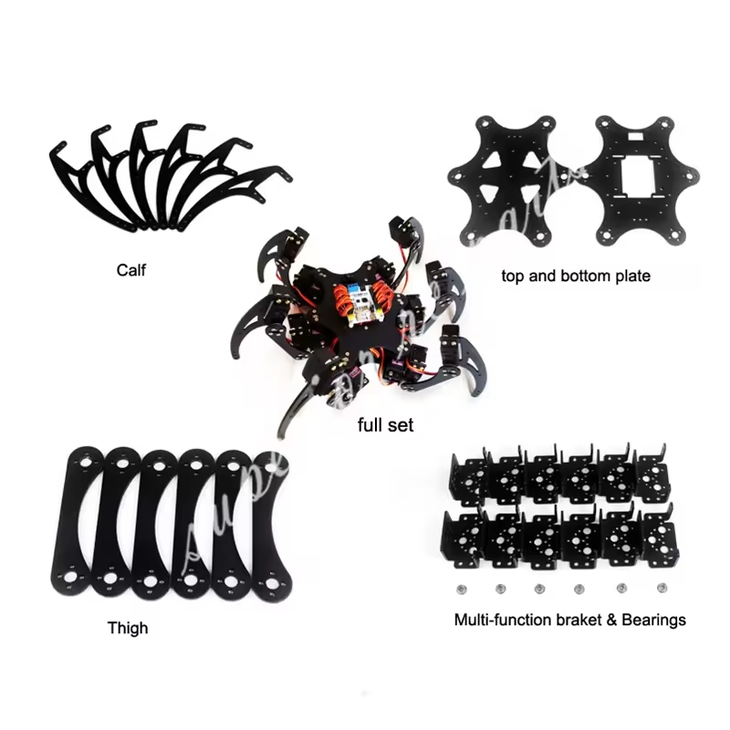 Diy Robot Electronics Kit - Kit Bingkai Robot Enam Kaki 3