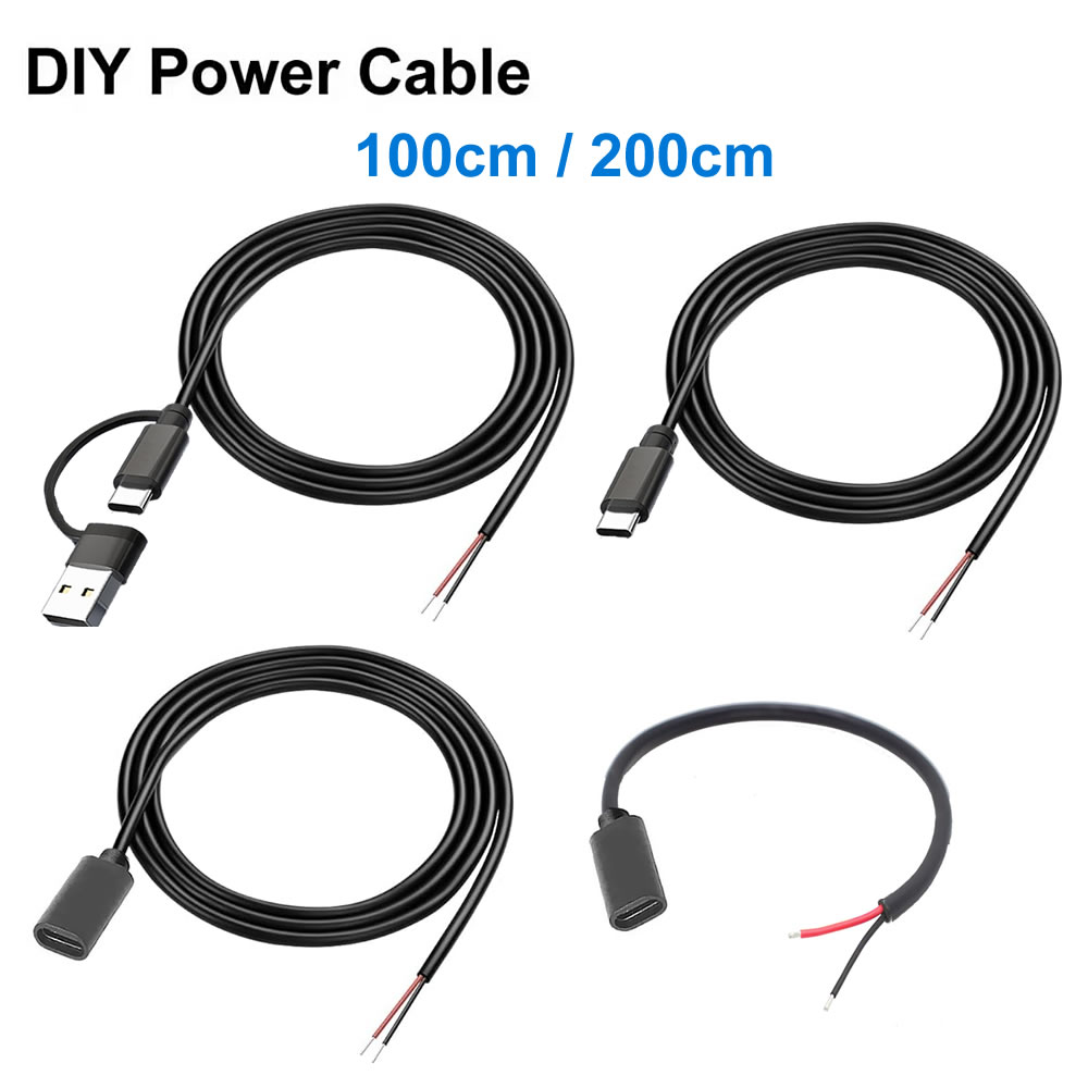Diy Robot Electronics Kit - DC 2 Pin Kabel Daya USB