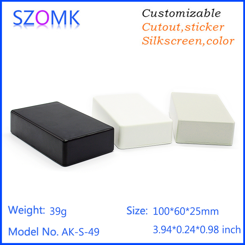 Diy Electronics Cabinet - 4 buah 100*60*25mm plastik instrumen elektronik