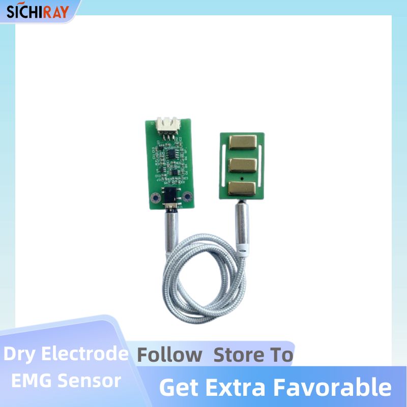 Diy Wearable Electronics - Biosensor EMG biometrik elektroda kering, Sensor