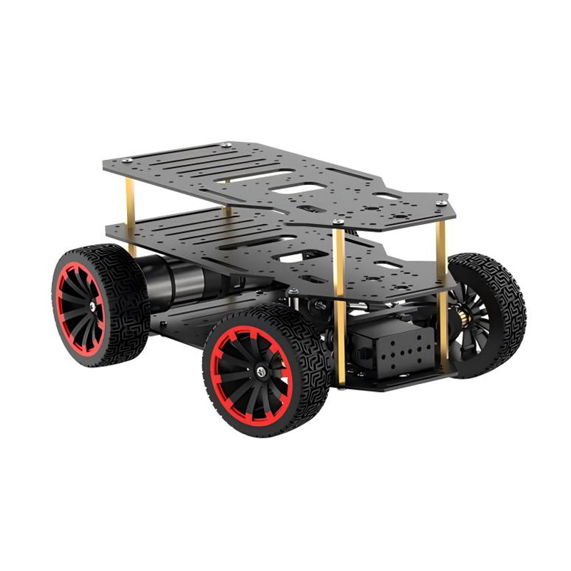 Diy Robot Electronics Kit - 5KG beban 4WD Robot mobil Ackerman
