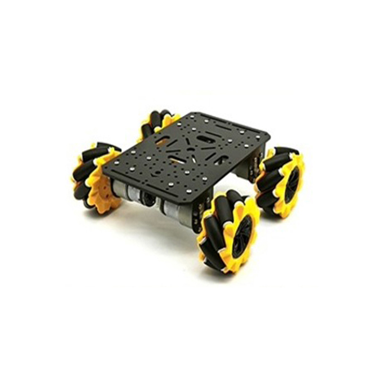 Diy Robot Electronics Kit - Sasis Mobil Robot 4WD dengan Motor