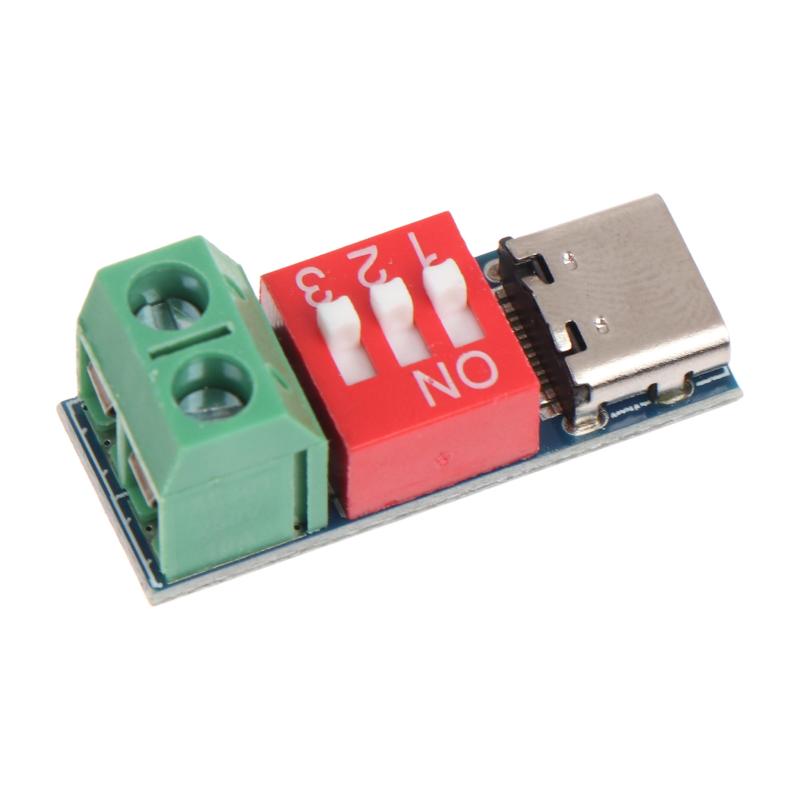 Modul Pemicu PD Tipe-C 5V-20V  - Diy Electronics Repair ulasan dan harga