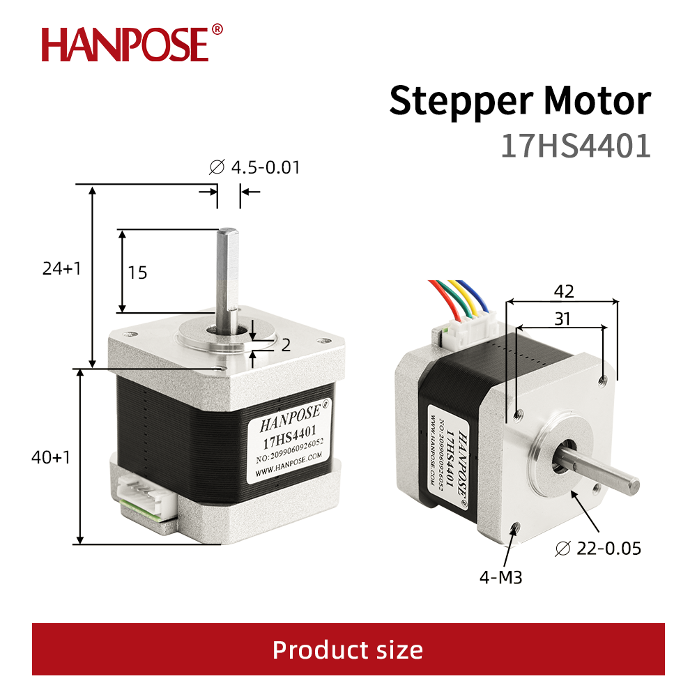 Motor Stepper HANPOSE Nema17,  - Stepper Motor 28Byj ulasan dan harga