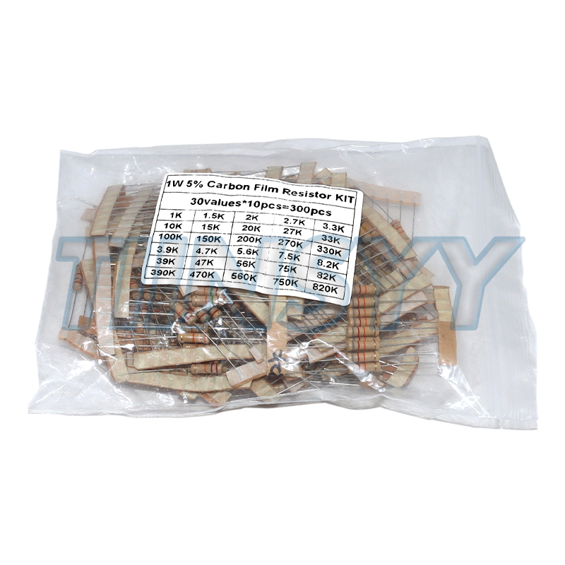 300PCS Kit Resistor 1W 5% Karb - Diy Home Electronics Projects ulasan dan harga