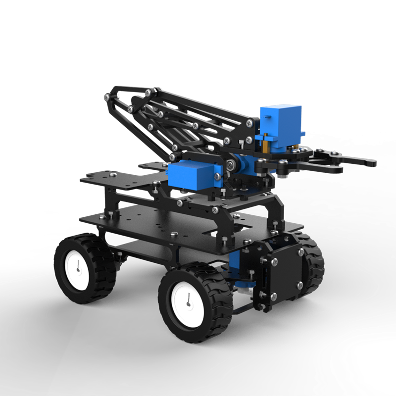 Mobil Robot Akrilik 4WD dengan - Diy Robot Electronics Kit ulasan dan harga