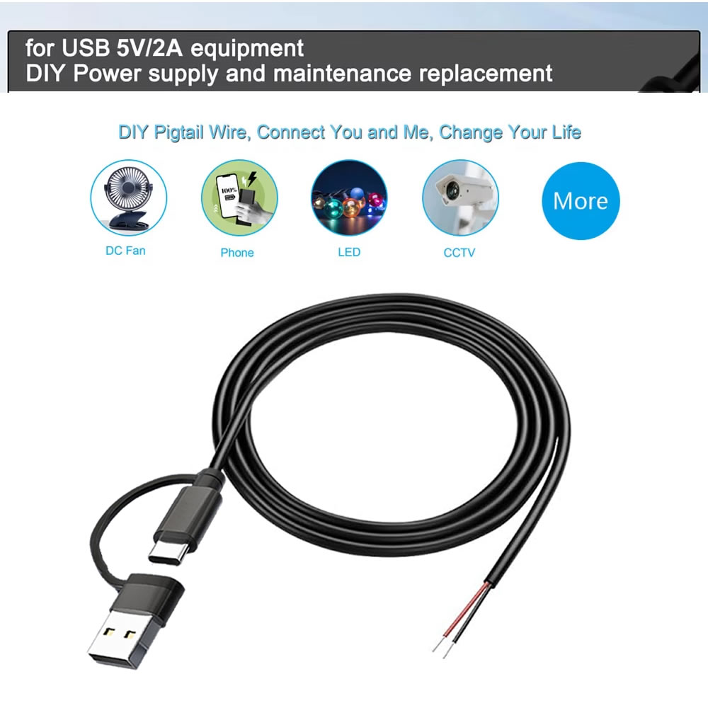 DC 2 Pin Kabel Daya USB dan Ti - Diy Robot Electronics Kit ulasan dan harga