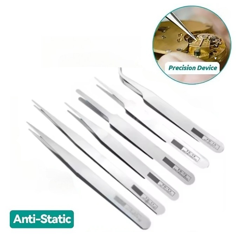 Kit Pinset Baja Tahan Karat An - Diy Electronics Repair ulasan dan harga
