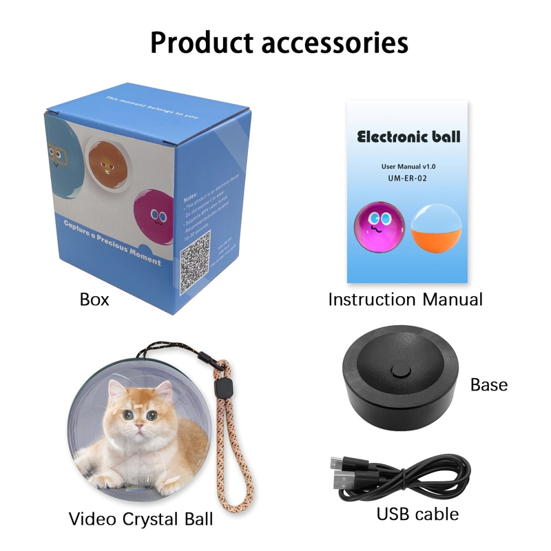 Bola Kristal 3D Wifi Album Fot - Diy Electronics Gifts ulasan dan harga
