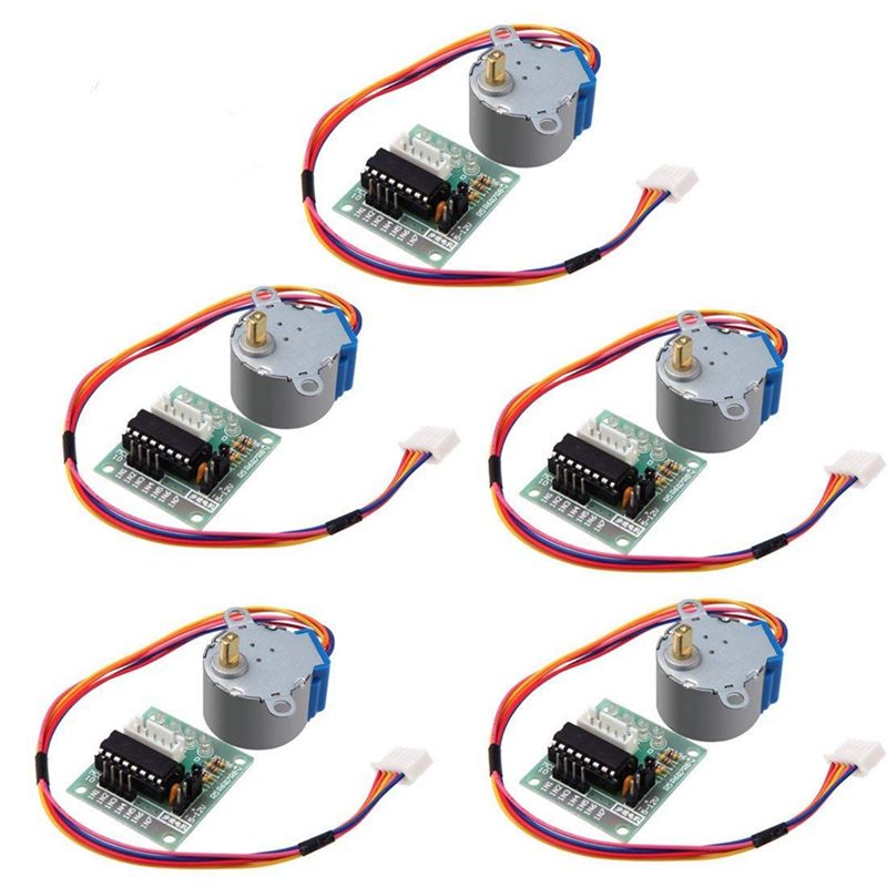 A49T 5 Set 28BYJ-48 ULN2003 5V - Stepper Motor 28Byj ulasan dan harga
