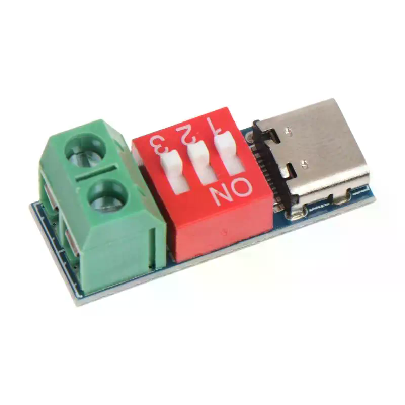 Modul Pemicu PD Tipe-C 5V-20V  - Diy Electronics Repair ulasan dan harga